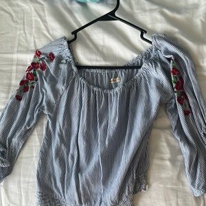 Hollister off the shoulder long sleeve